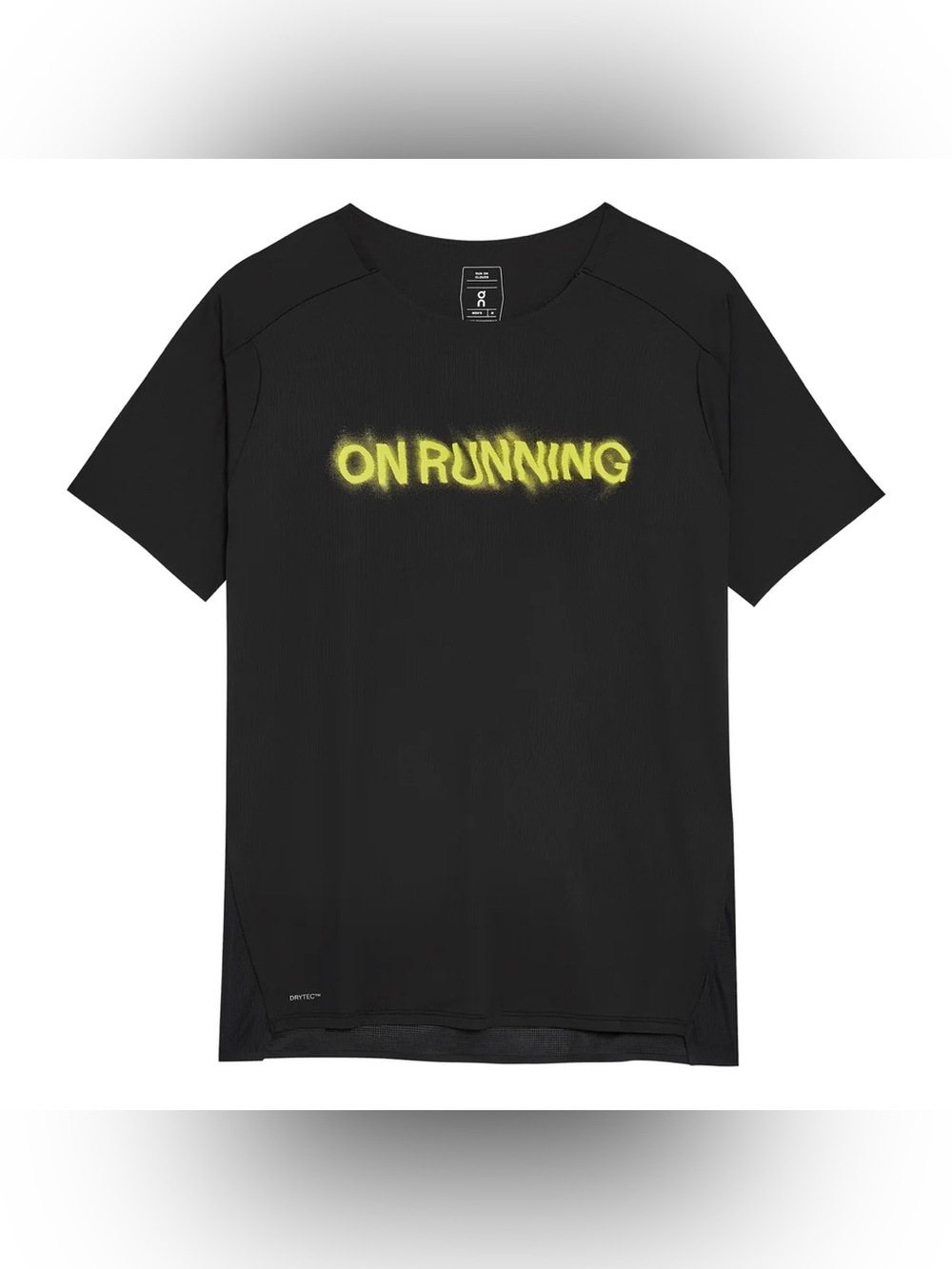 Men’s On Running Performance T ‘Lumos Black’ | Size Medium | On DryTec